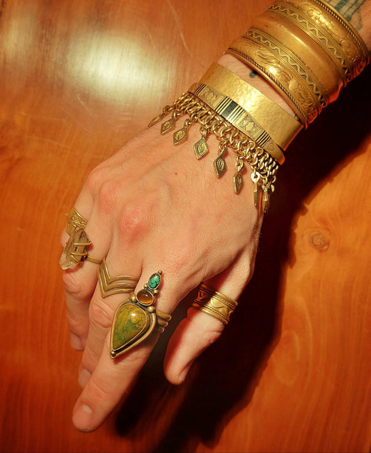 CHAINMAIL BRACELET WITH CHARMS