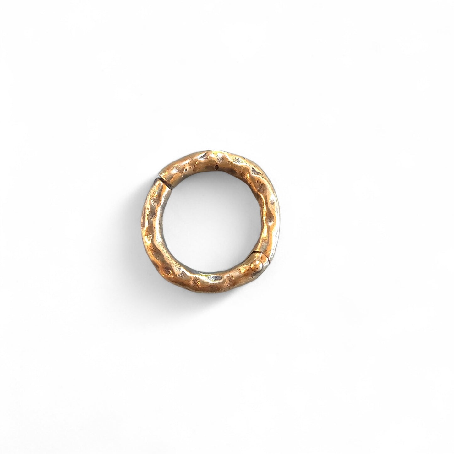 RING HAMMERED 3MM GOLD