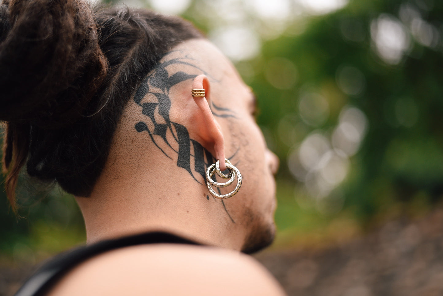 RING HAMMERED 3MM SILVER