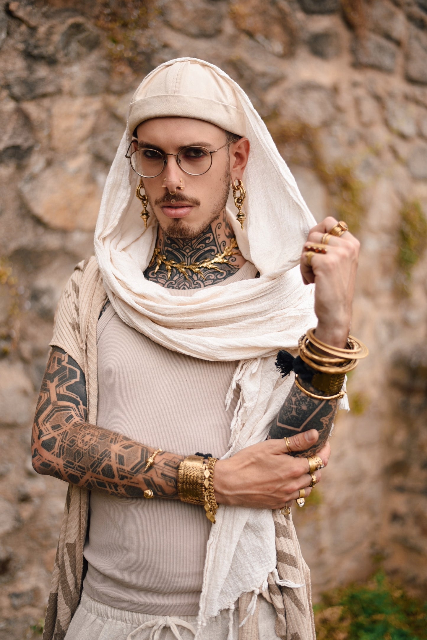 RING HAMMERED 3MM GOLD