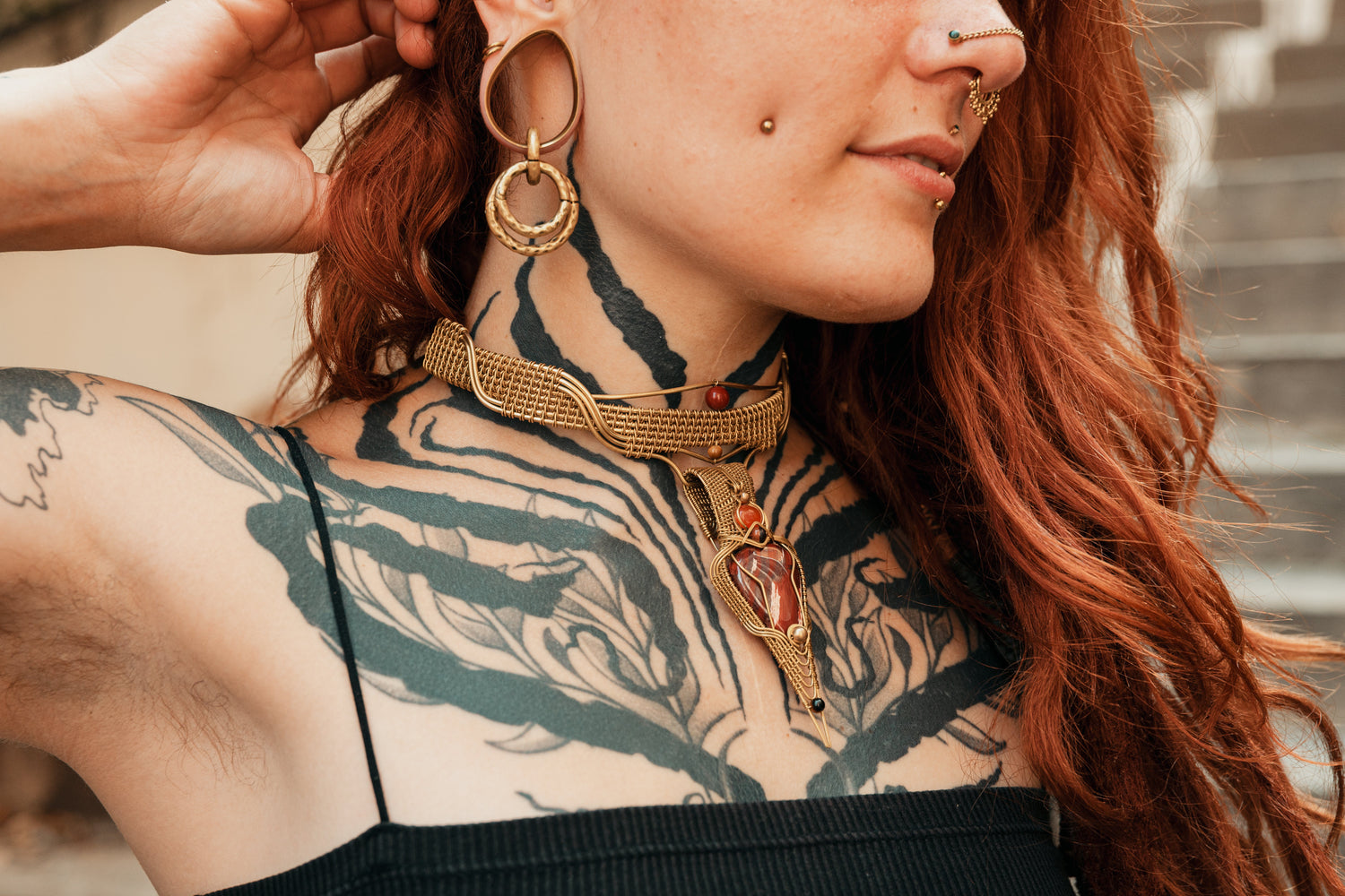 WIRE-WRAPPED NECKLACES